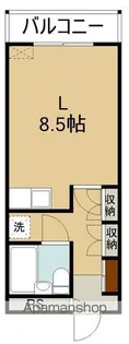 アシスト函館マンション【3階】の間取り